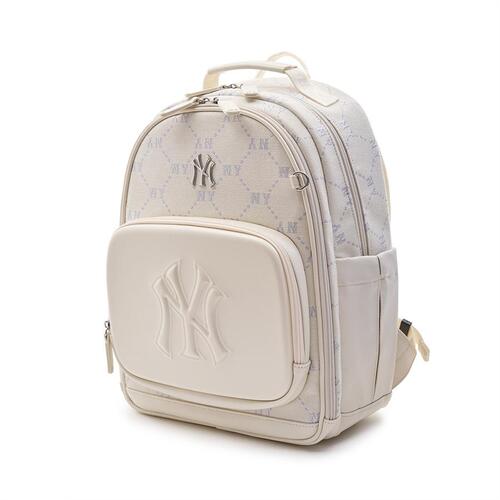 MLB Dia Monogram School New York Yankees Kids' Bags White | 6418293-CY