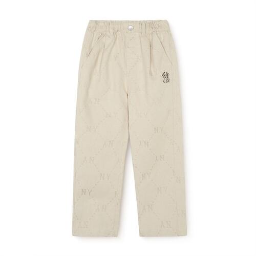 MLB Dia Monogram Woven New York Yankees Kids\' Pants Beige | 2896375-FP