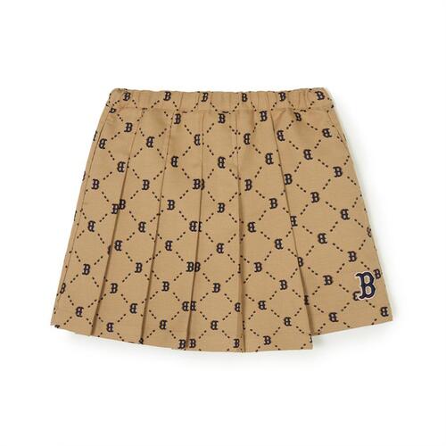 MLB Dia Monogram Woven Skort Boston Red Sox Kids\' Skirts Khaki | 5693810-UN