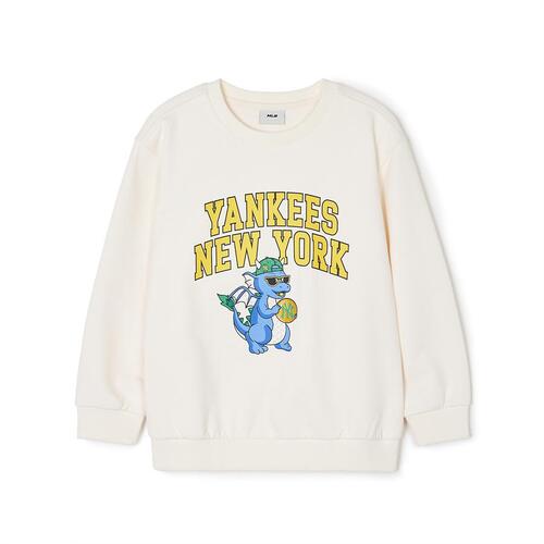 MLB Dragon New York Yankees Kids\' Sweatshirts White | 9425316-FB