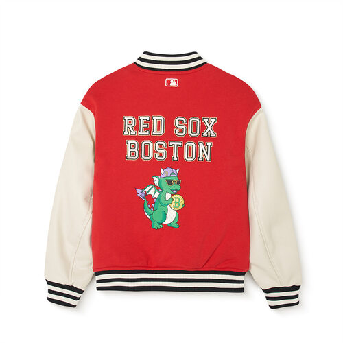 MLB Dragon Varsity Boston Red Sox Kids' Jumpers Red | 1937840-HC