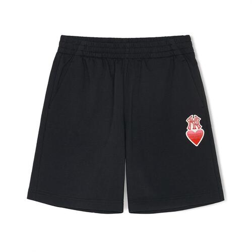 MLB Heart Logo New York Yankees Kids\' Shorts Black | 5921783-VU