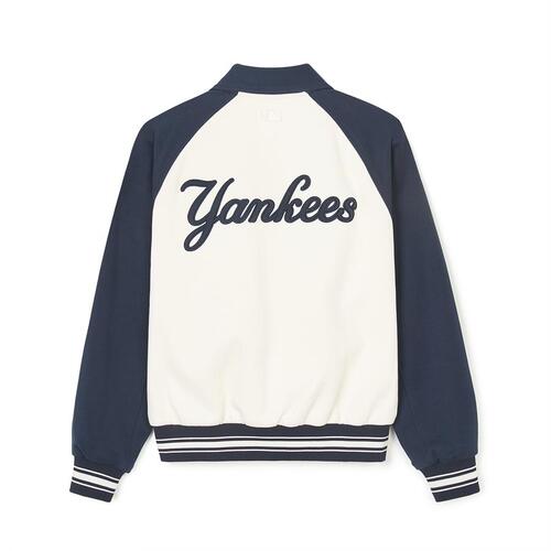 MLB Jersey Collar Raglan Varsity New York Yankees Jackets Black | 0925768-XQ