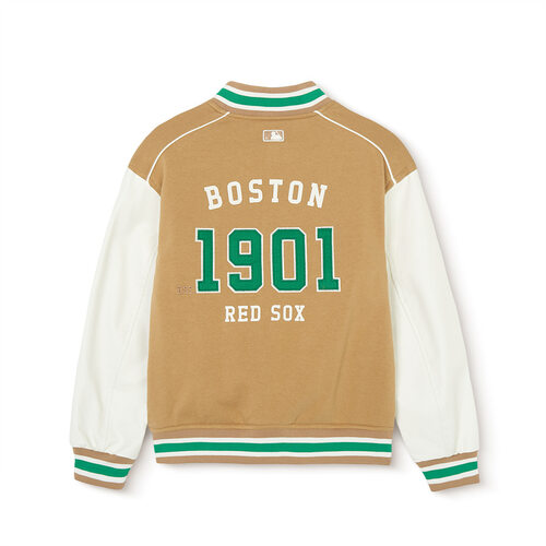 MLB Jersey Varsity Boston Red Sox Kids' Jackets Khaki | 9027815-YG