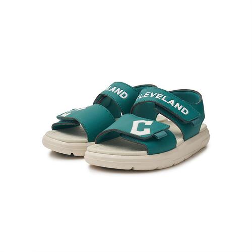 MLB Liner Bouncer Cleveland Guardians Kids' Sandals Green | 6932540-QE