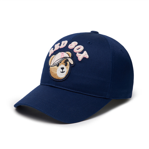 MLB Mega Bear Structured Ball Boston Redsox Hats Navy | 8146520-DO