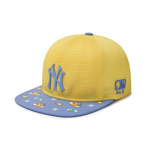 MLB Megabear All Mesh Snap Back New York Yankees Kids\' Caps Yellow | 7842130-PG