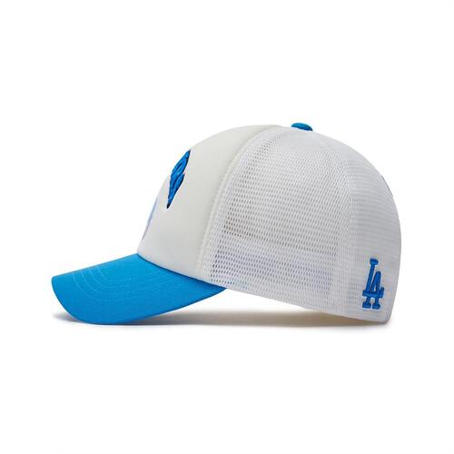 MLB Megabear Point Mesh Ball Los Angeles Dodgers Kids' Caps Blue / White | 3417086-MV