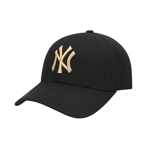 MLB Metal Logo Ball New York Yankees Hats Black | 9712438-SZ