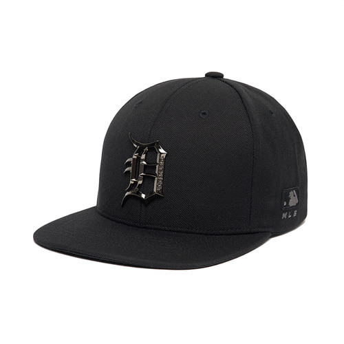 MLB Metal Logo Snapback Detroit Tigers Hats Black | 9503486-ZQ