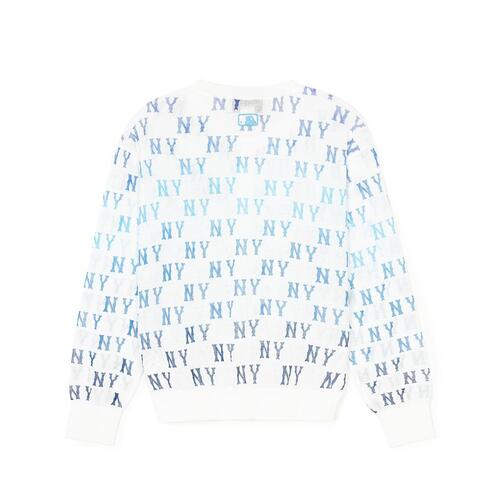 MLB Monogram Gradation New York Yankees Kids' Sweaters Blue | 9615283-QP