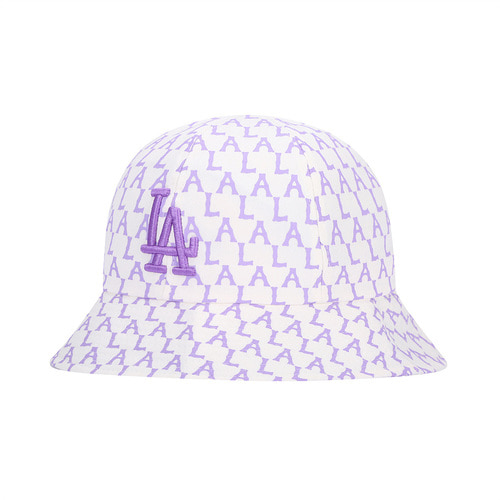 MLB Monogram Pastel La Dodgers Hats Purple | 5790263-MB