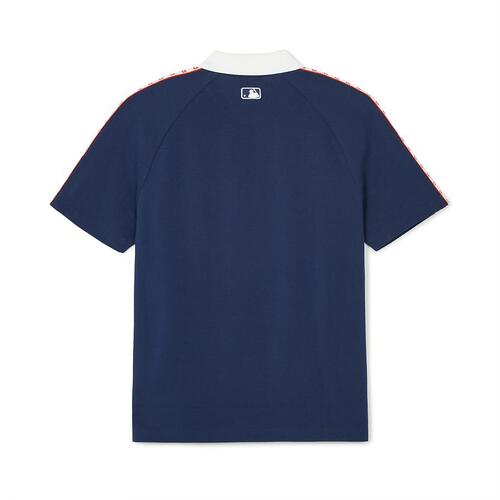 MLB Monogram Polots Boston Redsox T Shirts Navy | 4365012-EU