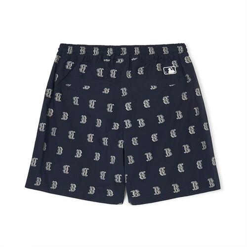 MLB Monogram Woven Boston Red Sox Kids' Shorts Black | 7890213-XI