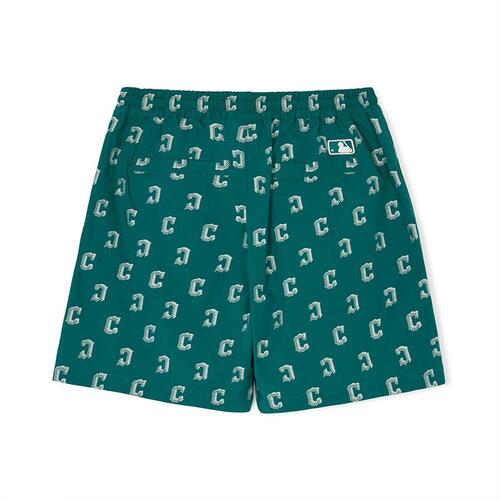 MLB Monogram Woven Cleveland Guardians Kids' Shorts Green | 1945230-RK