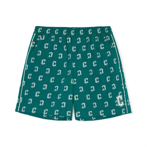 MLB Monogram Woven Cleveland Guardians Kids\' Shorts Green | 1945230-RK