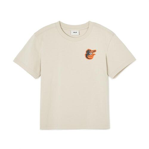 MLB Outdoor Camping Graphict Baltimore Orioles Kids\' T Shirts Beige | 4056973-LK