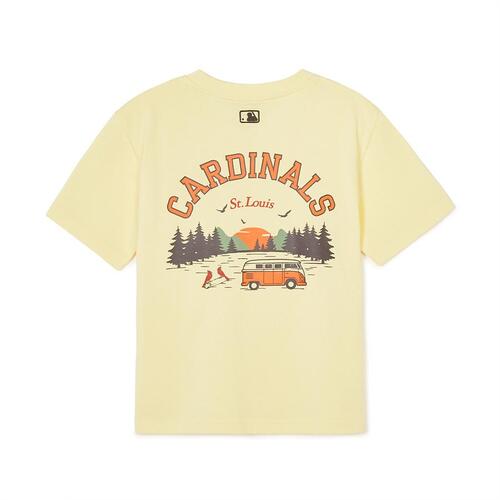 MLB Outdoor Camping Graphict St.Louis Cardinals Kids' T Shirts Yellow | 3504971-GT