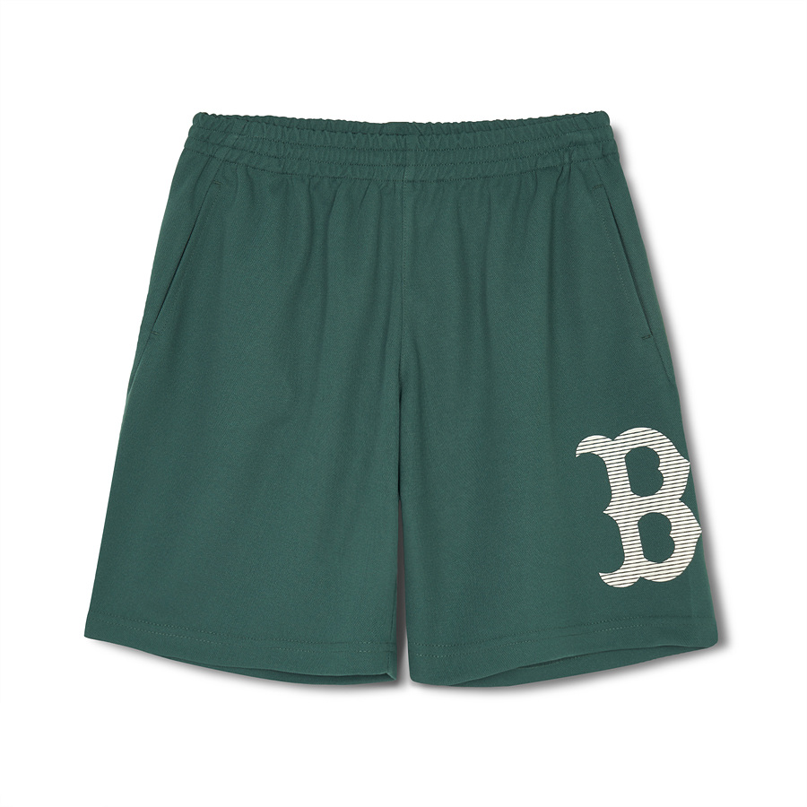 MLB Outdoor Mesh Boston Red Sox Kids\' Shorts Green | 9152046-XK