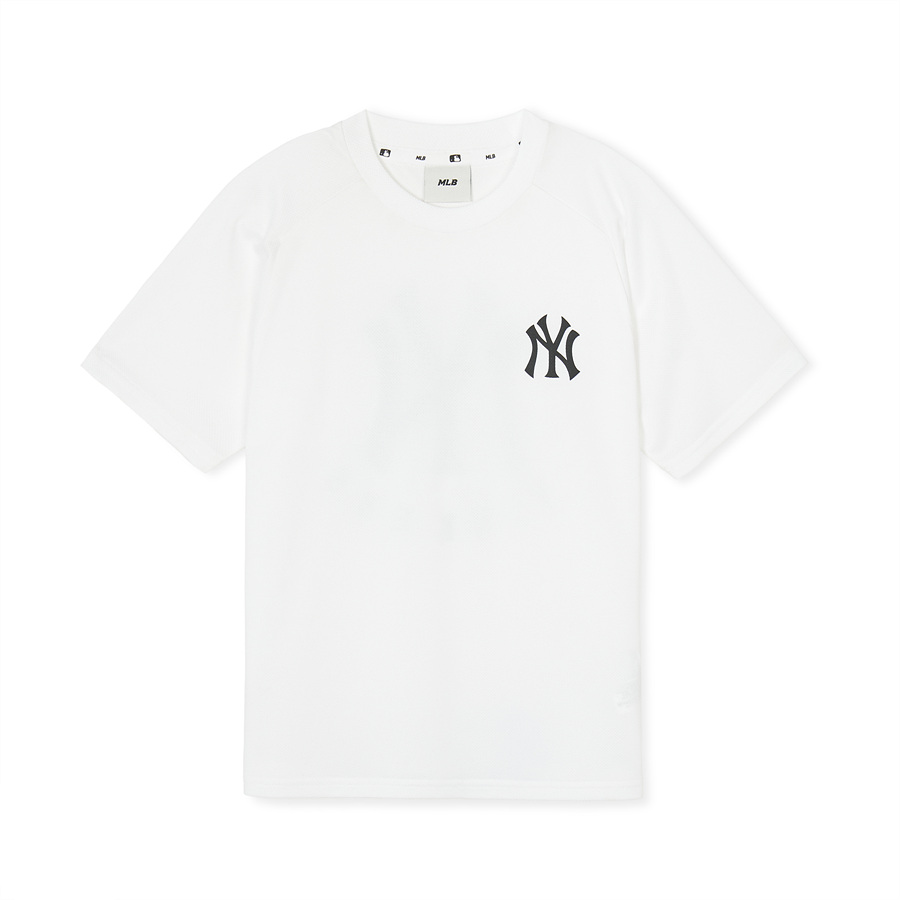 MLB Outdoor Mesht New York Yankees Kids\' T Shirts White | 3769152-VD