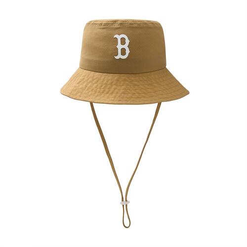 MLB Outdoor Sun Boston Red Sox Kids\' Caps Khaki | 4519278-PA