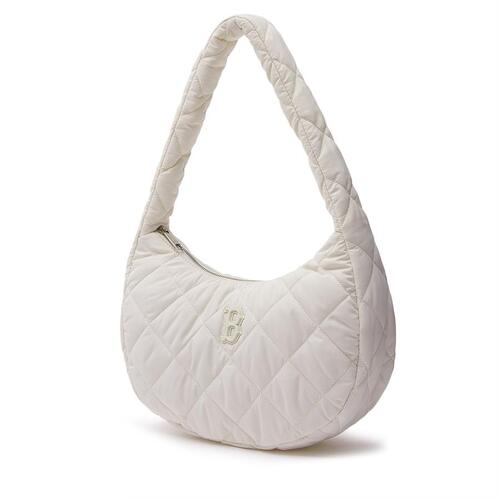 MLB Padding Quilted M Boston Redsox Hobo Bags Cream | 5209678-HY