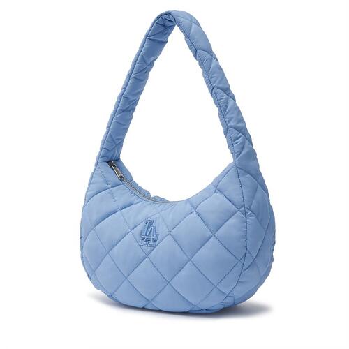 MLB Padding Quilted M Los Angeles Dodgers Hobo Bags Blue | 8302695-QX