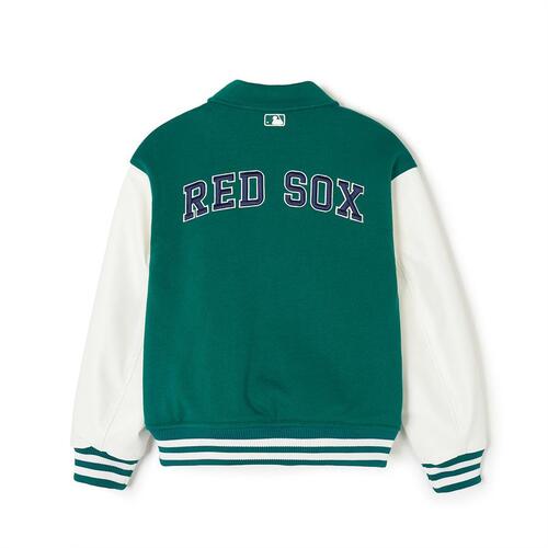 MLB Pop Varsity Padding Boston Red Sox Kids' Jumpers Green | 0743596-OX