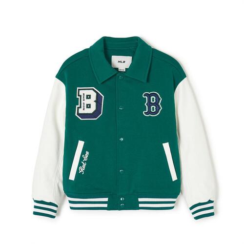 MLB Pop Varsity Padding Boston Red Sox Kids\' Jumpers Green | 0743596-OX