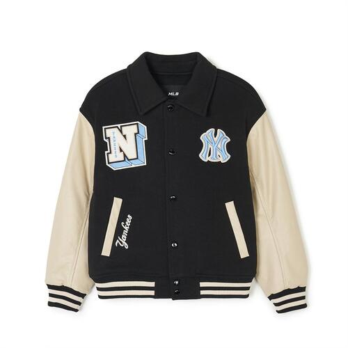 MLB Pop Varsity Padding New York Yankees Kids\' Jackets Black | 2706149-RP