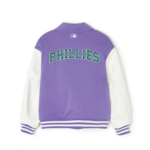 MLB Pop Varsity Padding Philadelpia Phillies Kids' Jumpers Purple | 3620975-QF