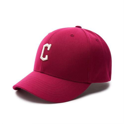 MLB Premium Basic Small Logo Structured Ball Cleveland Indians Hats Red | 6801245-BM