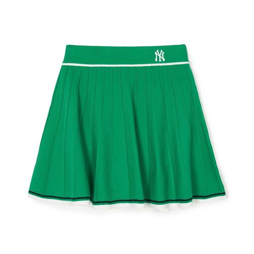 MLB S Vasity Sportive Knit Flared New York Yankees Skirts Green | 2931846-SN