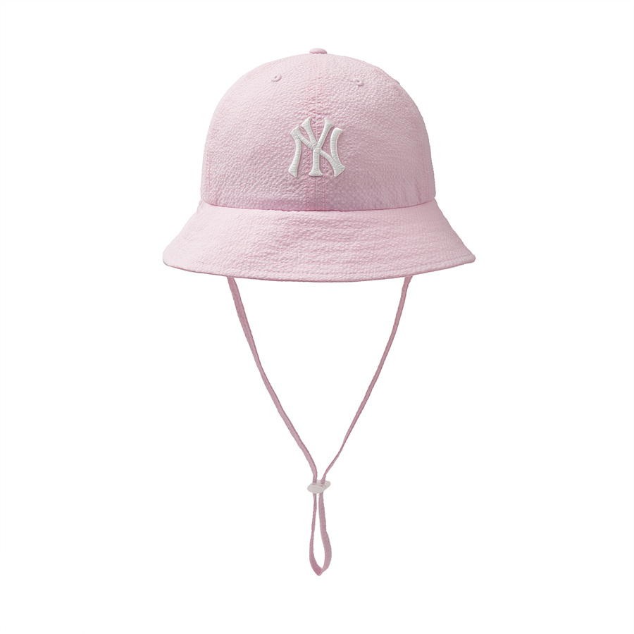 MLB Seersucker New York Yankees Kids\' Caps Pink | 2015876-SB