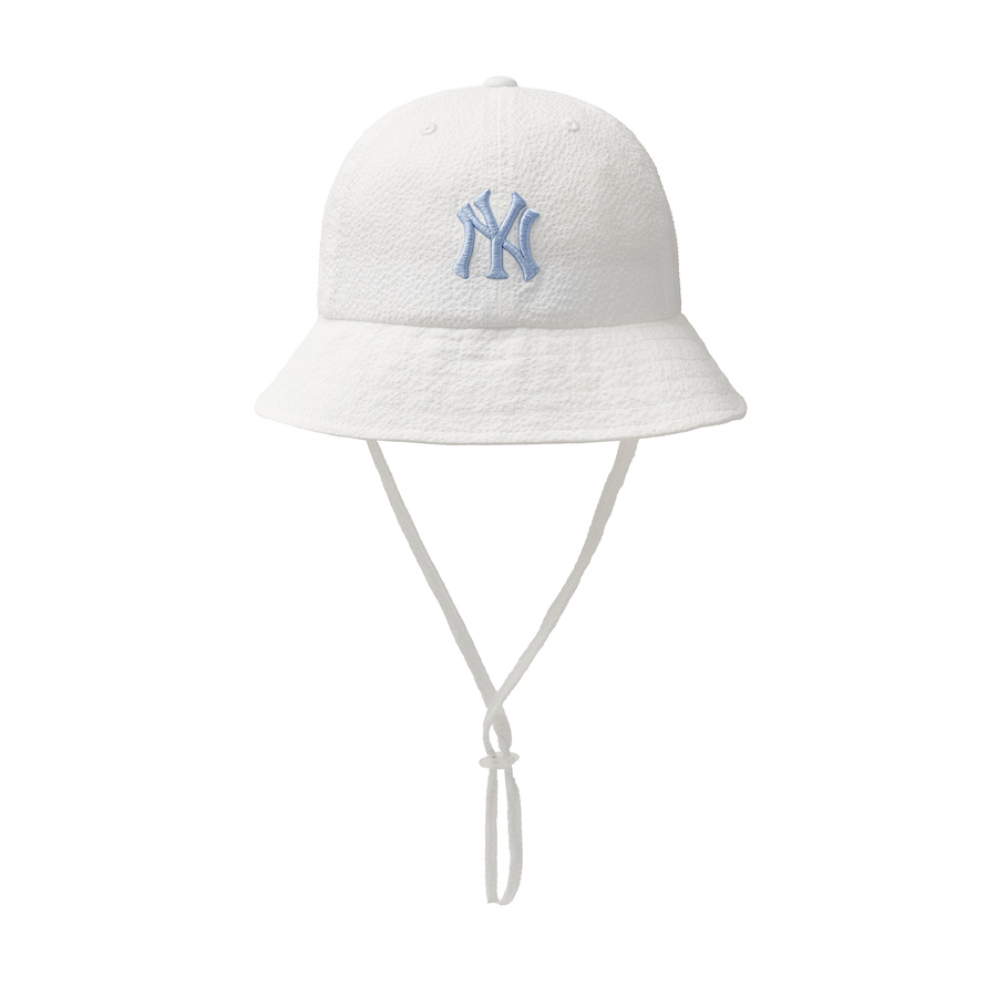 MLB Seersucker New York Yankees Kids\' Caps White | 2607415-PV