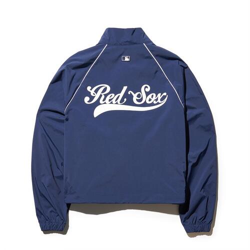 MLB Sportive Varsity Crop Boston Redsox Windbreaker Navy | 0697138-PN