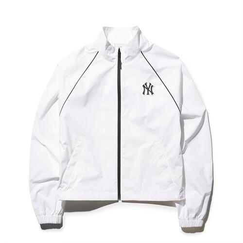 MLB Sportive Varsity Crop New York Yankees Windbreaker White | 2473158-JU