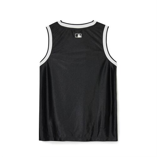 MLB Sportive Varsity Number Graphics Soccer Sleeveless New York Yankees Vest Black | 4053792-VO