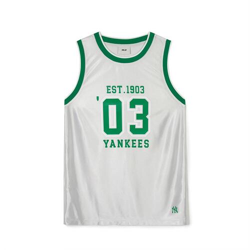 MLB Sportive Varsity Number Graphics Soccer Sleeveless New York Yankees T Shirts Green | 6490723-DF