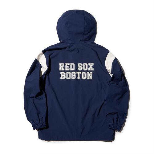 MLB Sportive Varsity Shoulder Block Boston Redsox Windbreaker Navy | 8012947-YF