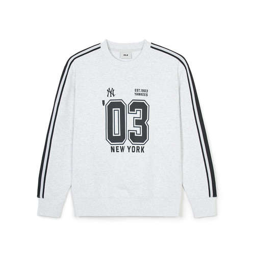 MLB Sportvie Varsity Overfit Track New York Yankees Sweatshirts White | 5201369-NL