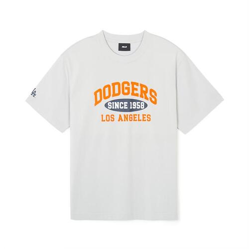 MLB Summer Varsity Over Fitts Los Angeles Dodgers T Shirts White | 3578421-NE