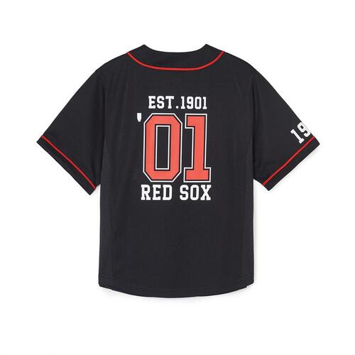 MLB Varsity Baseball Boston Red Sox Kids' Shirts Black | 2750863-XN