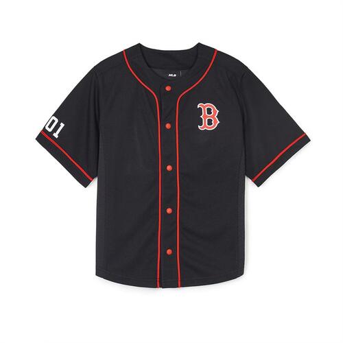 MLB Varsity Baseball Boston Red Sox Kids\' Shirts Black | 2750863-XN