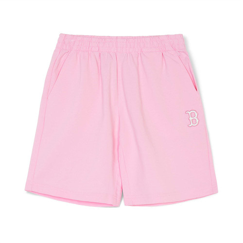 MLB Varsity Boston Red Sox Kids\' Shorts Pink | 8624375-ZB