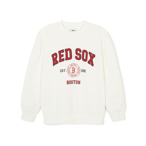 MLB Varsity Boston Red Sox Kids\' Sweatshirts White | 6938702-CT