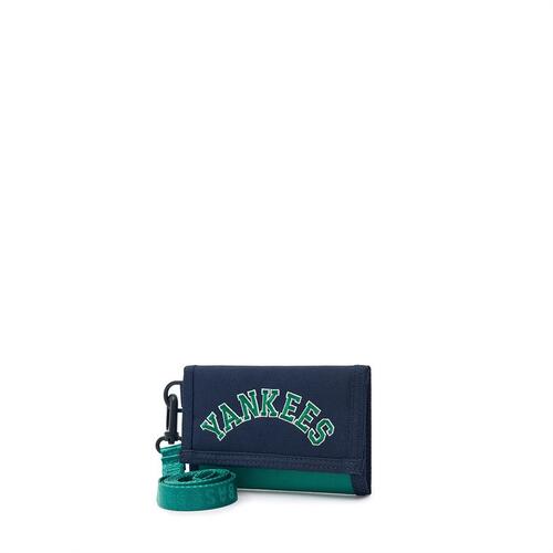 MLB Varsity Card Wallet New York Yankees Kids' Bags Navy | 9234185-EG