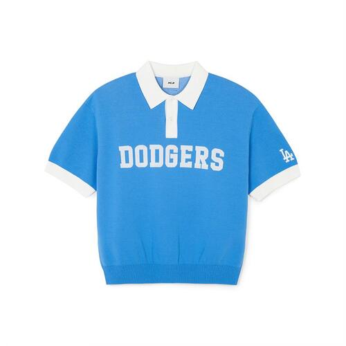 MLB Varsity Collar Los Angeles Dodgers T Shirts Blue | 3251904-NI