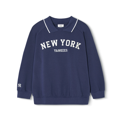 MLB Varsity Collar New York Yankees Kids\' Sweatshirts Navy | 3516294-UO