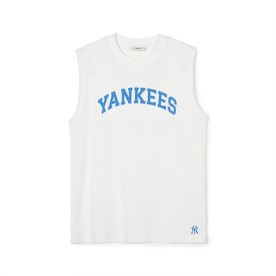 MLB Varsity Cool Tech Sleeveless New York Yankees Vest White | 8021963-JL